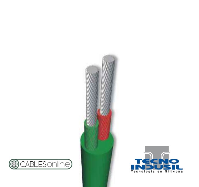 Cable Compensado Para Termocupla Tipo J PVC/PVC Tecno Indusil Alta Temperatura 105°C