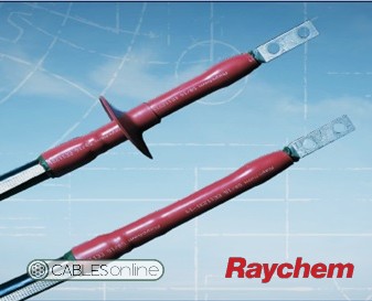Terminal De Media Tensión Para Cable Seco Raychem HVT-I-151 1x16 a 1x70 Termocontraíble 17,5 kV Interior x 3 unidades