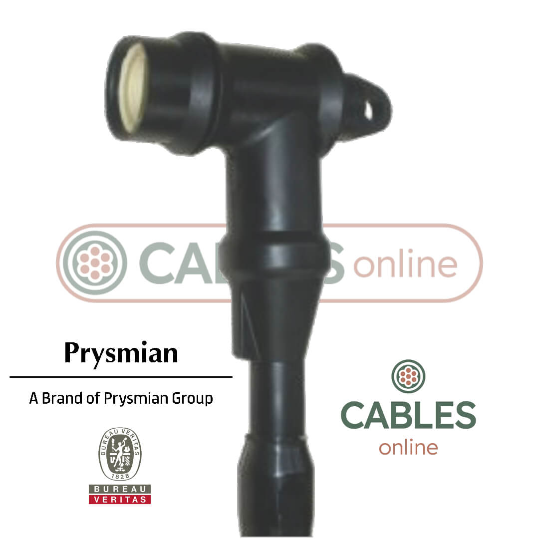 Conector Acodado Media Tensión 250 A 6 a 10 kV 25 a 50 mm2 Prysmian MSCE-250A-25-50/24